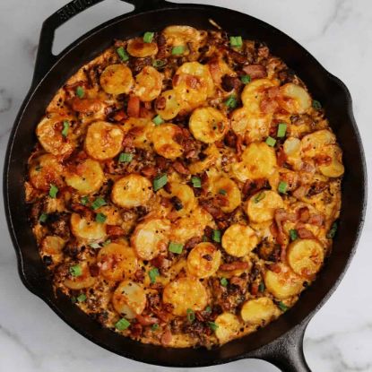 Picture of The Loaded Beef Skillet