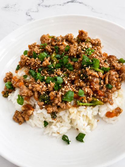 Picture of Ground Turkey Quick Bowl (Lean and Fast)
