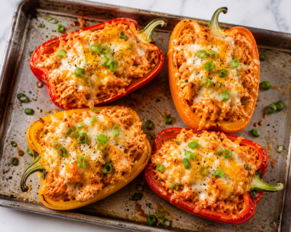 Picture of Buffalo Chicken Bell Pepper Boats