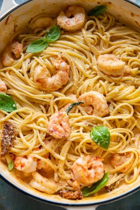 Picture of Garlic Butter Shrimp Pasta (Low Effort, High Return)
