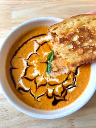 Picture of Soup-er Into You Grilled Cheese