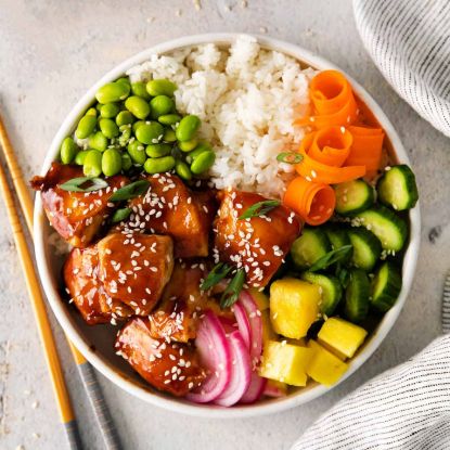 Picture of Ginger Garlic Chicken Bowls