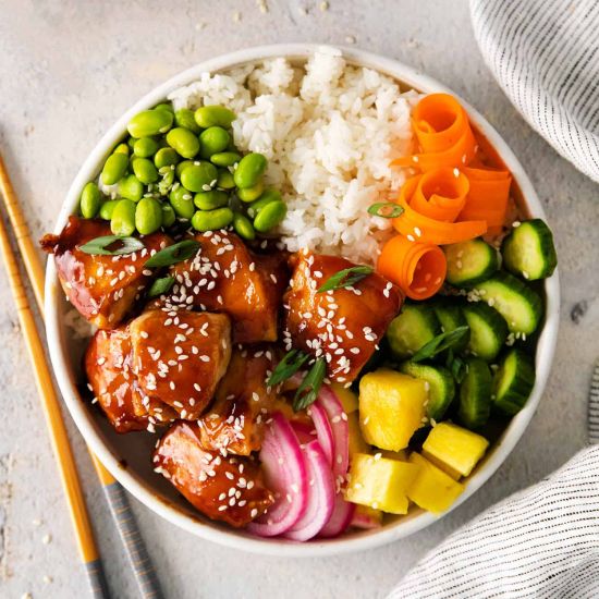 Picture of Ginger Garlic Chicken Bowls