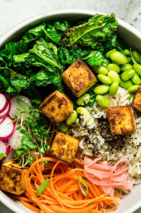 Picture of Miso Tofu Rice Bowl