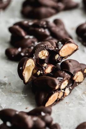 Picture of Dark Chocolate Almond Clusters