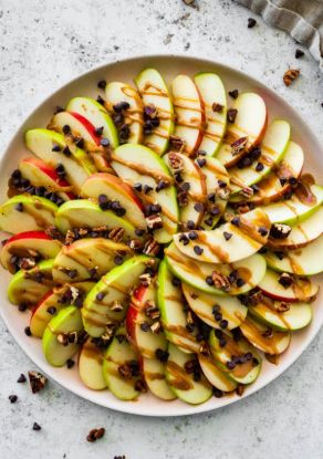 Picture of Apple Peanut Butter Dessert Nachos