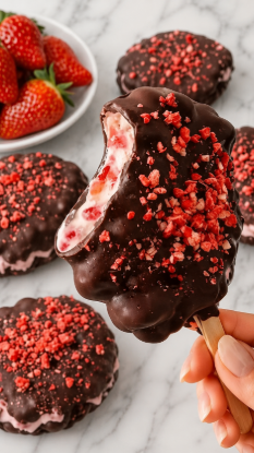 Picture of Strawberry Yogurt Crunch Pops