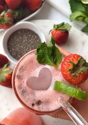 Picture of Strawberry Coconut Hydration Smoothie